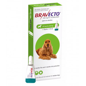 Pipeta deparazitare externa caini Bravecto Spot On 10-20 kg