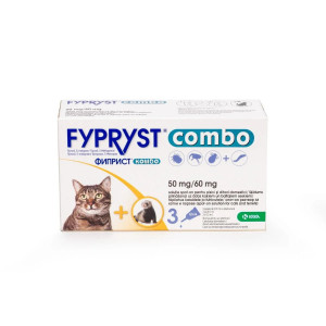 1x Pipeta deparazitare externa Fypryst Cmbo Cat