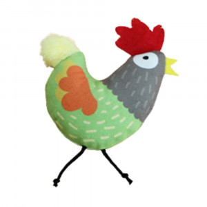 Jucarie PP catnip pentru pisici - Cocos verde 13cm