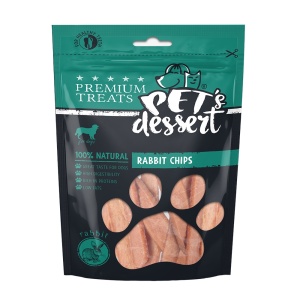 Recompense PET'S DESSERT Rabbit Chips 80g