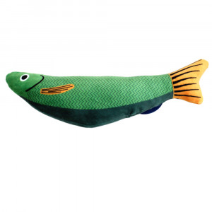 Jucarie PP catnip pentru pisici - Peste verde 24cm