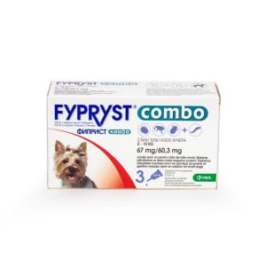 Pipeta deparazitare externa Fypryst Cmbo Dog S 2-10kg
