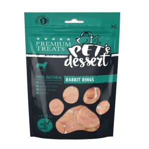 Recompense PET'S DESSERT Rabbit Rings 80g