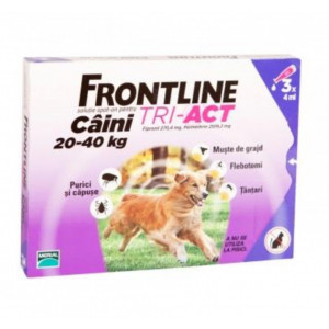 Frontline Tri-Act L caini 20-40kg - Img 2