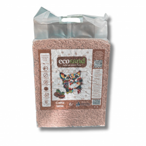 INDISPONIBIL - Nisip tofu pisici Ecosand caffe latte 6L - Img 3