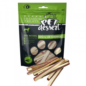 Recompense PET'S DESSERT DUCK & COD SANDWICH 80g