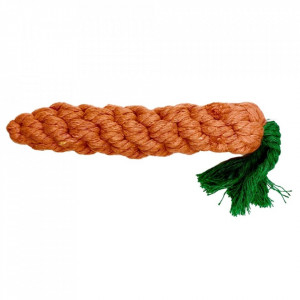 Jucarie pentru caini - Morcov impletit 15cm