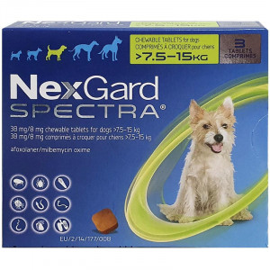 Nexgard Spectra M comprimat caini 7.5-15kg