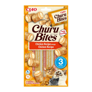 Recompense pentru pisici Churu Cat Bites Chicken 10g x 3packs