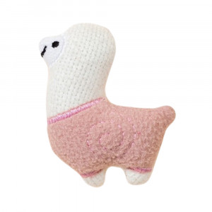 Jucarie PP catnip pentru pisici - Llama roz 12cm