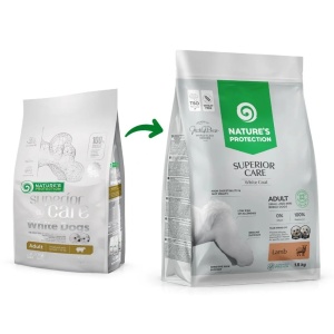 Natures Protection Superior Care White Dogs Lamb Adult Small&Mini Breeds 1.5 Kg