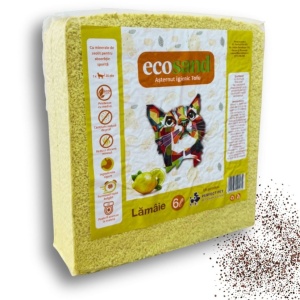 Nisip tofu pisici Ecosand MICRO lamaie - litiere automate 6L