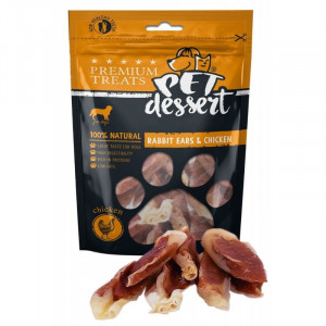 Recompense PET'S DESSERT RABBIT EARS & CHICKEN 80g