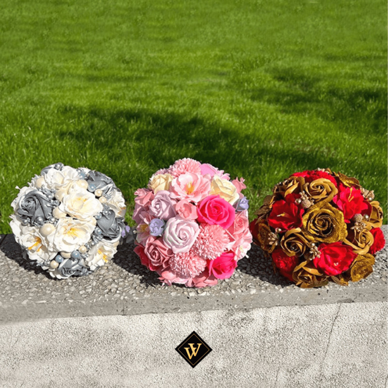 Buchete din flori de săpun – buchete de mireasă și buchete florale pentru cadouri speciale