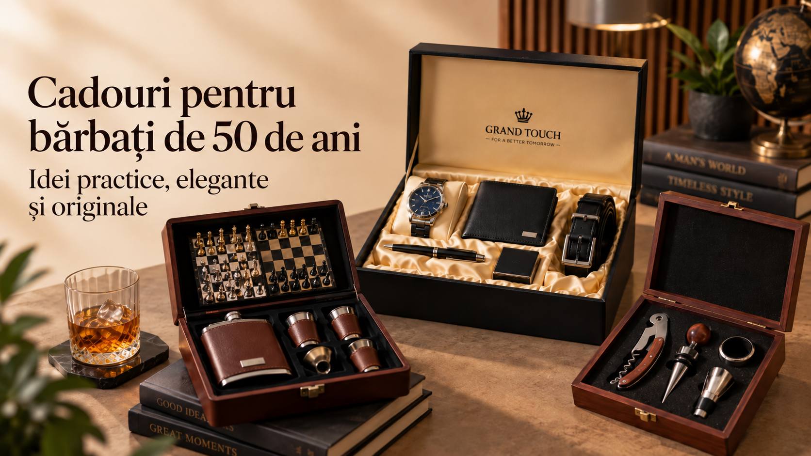 Cadouri pentru bărbați de 50 de ani: idei practice, elegante și originale