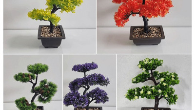 Bonsaii artificiali in ghiveci - decoratiuni cu aspect natural pentru locuinta ta