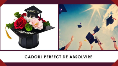 **✨🎓 Cadoul Perfect de Absolvire de la Velve: Aranjament Floral de Săpun în Tocă 🎓✨**