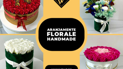 Aranjamente florale handmade Velve.ro: Oferă un Cadou Unic și plin de semnificație  💐