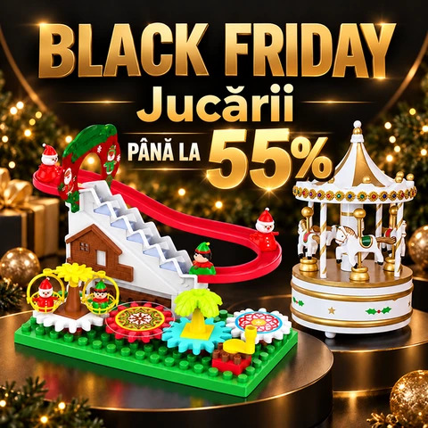 Black Friday VELVE: jucării cu reduceri de până la 55%