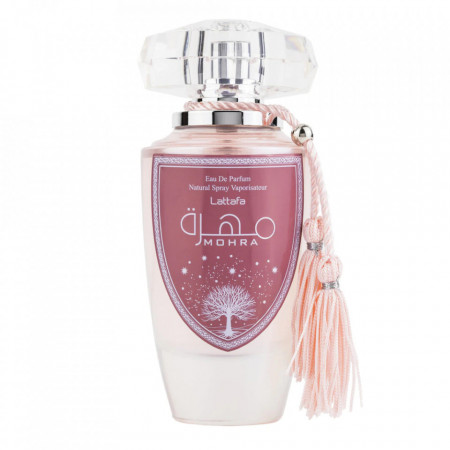 Parfum arabesc, Lattafa Mohra Silky Rose, Apa de Parfum, Femei, 100 ml