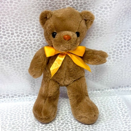 Ursulet de plus Kiwi, Inaltime 30 cm, Maro