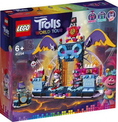 LEGO TROLLS VOLCANO ROCK CITY CONCERT 6+, 387 piese