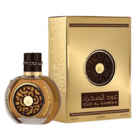 Parfum arabesc, Lattafa Perfumes Oud Al Sahraa Apa de Parfum, Unisex, 100ml