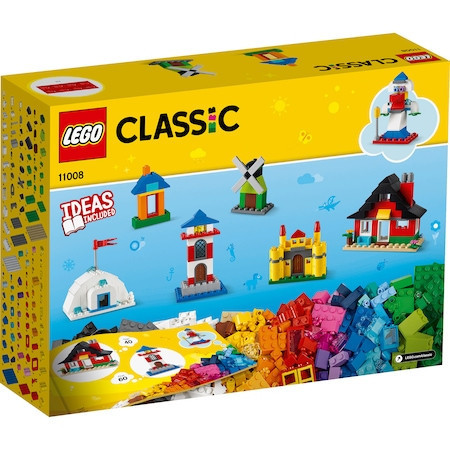 LEGO Classic - Caramizi si case 11008, 270 piese