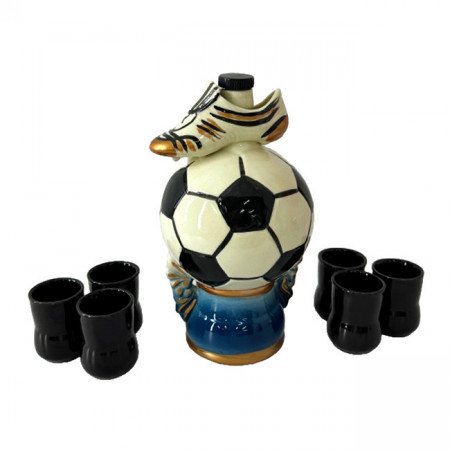 Set ceramica pentru bautura cu tematica &#039;&#039;Fotbal Fiesta&#039;&#039; - Img 1