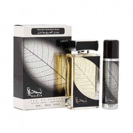 Parfum arabesc, Lattafa Perfumes Najdia Apa de Parfum 100ml + Deodorant Spray 50ml