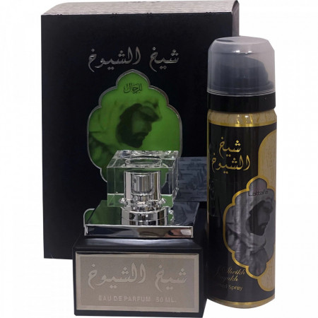 Parfum arabesc, Lattafa Perfumes Sheikh Shuyukh Apa de Parfum 50ml + Deodorant Spray 50ml