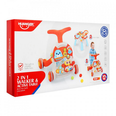 Premergator multifunctional cu centru de activitati si inaltime reglabila
