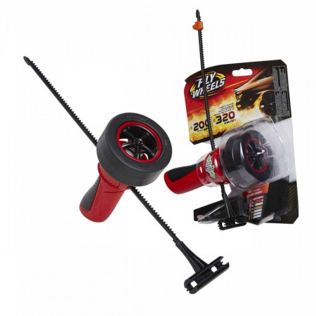 Jucarie Fly Wheels 1 Tyre + Ejector Race GX, Rosu