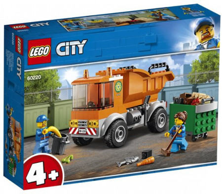 LEGO City: Camion pentru gunoi 60220, 4 ani+, 90 piese