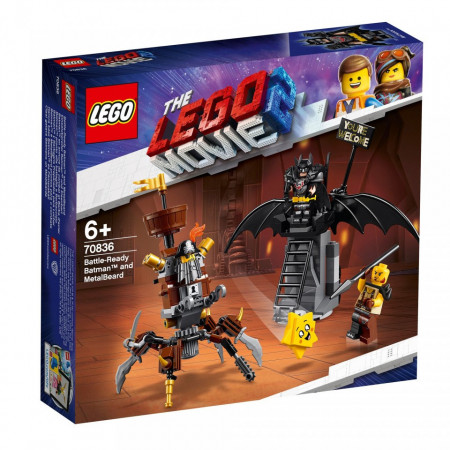 Lego Movie, Batman & Barba metalica 70836, 6+ ani