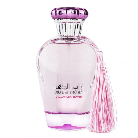 Parfum arabesc, Apa de Parfum Turab Al Dhahab Amazing Rose, Ard Al Zaafaran, Femei, 100 ml