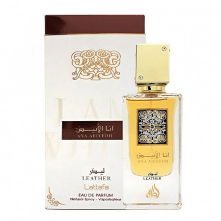 Parfum Lattafa, Ana Abiyedh Leather, Barbati, Apa de Parfum 60ml