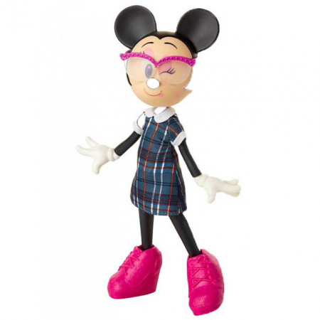 Papusa Disney Minnie Mouse, Preppy Plaid, 24 cm