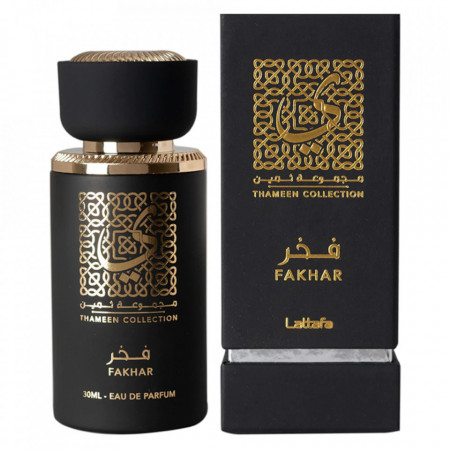 Parfum arabesc, Lattafa Fakhar Thameen Collection Apa de Parfum, Unisex, 100ml