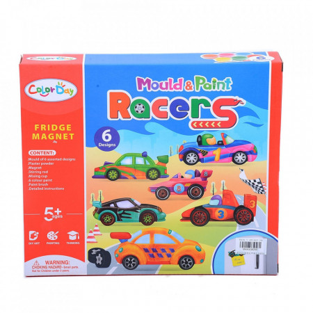 Set Pictat Si Creat Magneti - Cars