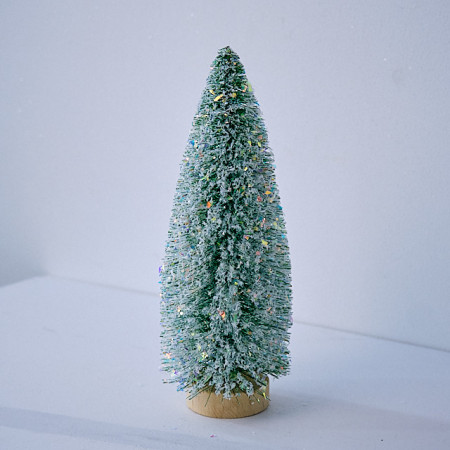 Decoratiune in miniatura "Bradul Inzapezit" - 26cm