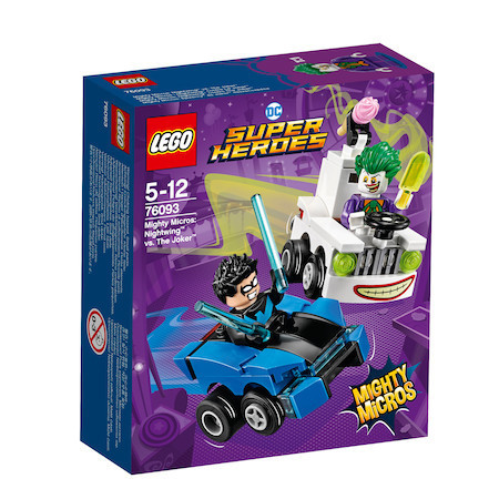 LEGO® Super Heroes Mighty Micros: Nightwing™ contra The Joker™ 76093, +6ani