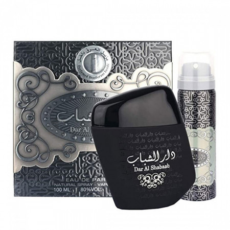 Parfum arabesc Ard al Zaafaran, Dar al Shabaab, Barbati, Apa de Parfum 100ml + Deo 50ml