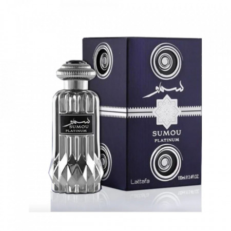 Parfum arabesc, Lattafa Sumou Silver, Apa de Parfum, Barbati, 100ml