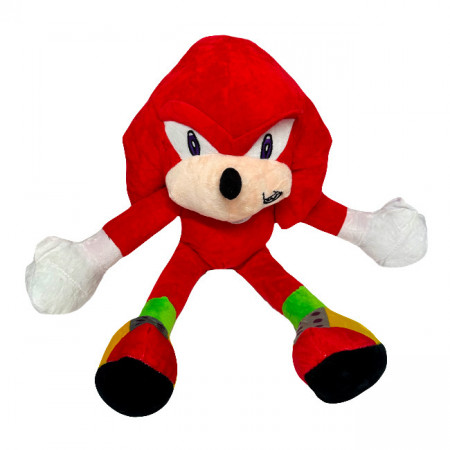 Jucarie de plus, Sonic, Inaltime 38 cm, Rosu