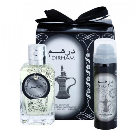 Parfum arabesc Ard al Zaafaran, Dirham Apa de Parfum 100ml + Deodorant Spray 50ml