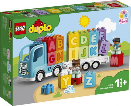LEGO Duplo: Primul meu camion cu litere 10915, 1.5 ani+, 36 piese