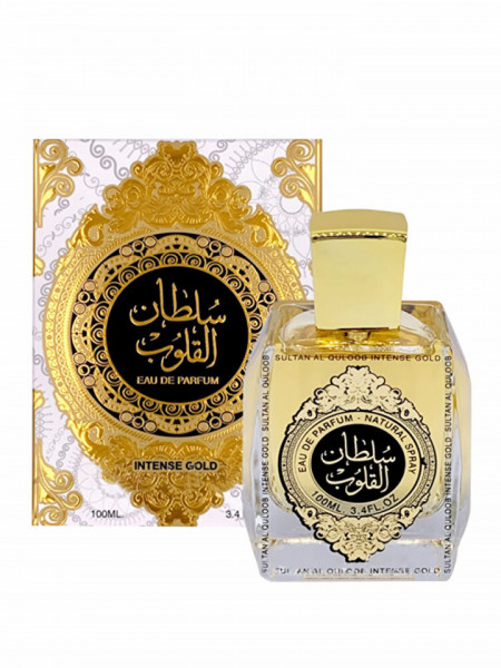 Parfum arabesc Suroori, Sultan al Quloob Intense Gold, Unisex, Apa de parfum 100ml