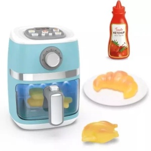 Air Fryer de jucarie copii cu accesorii, bucatarie interactiva 3+ ani - Img 3