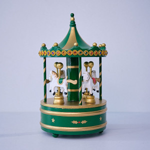 Decoratiune tip Caruselul Muzical „Carnavalul Cailor”, Verde